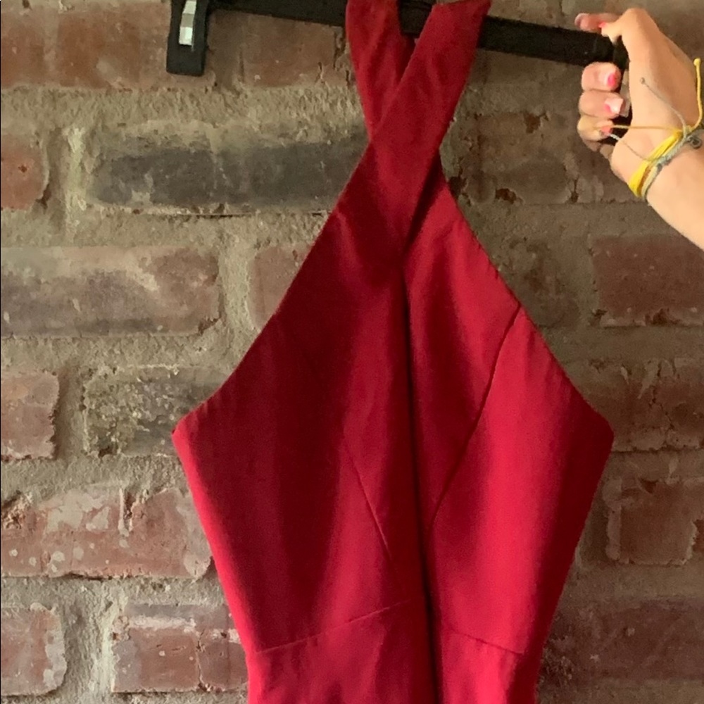 Burgundy formal dress, size 10, from Jj’s house